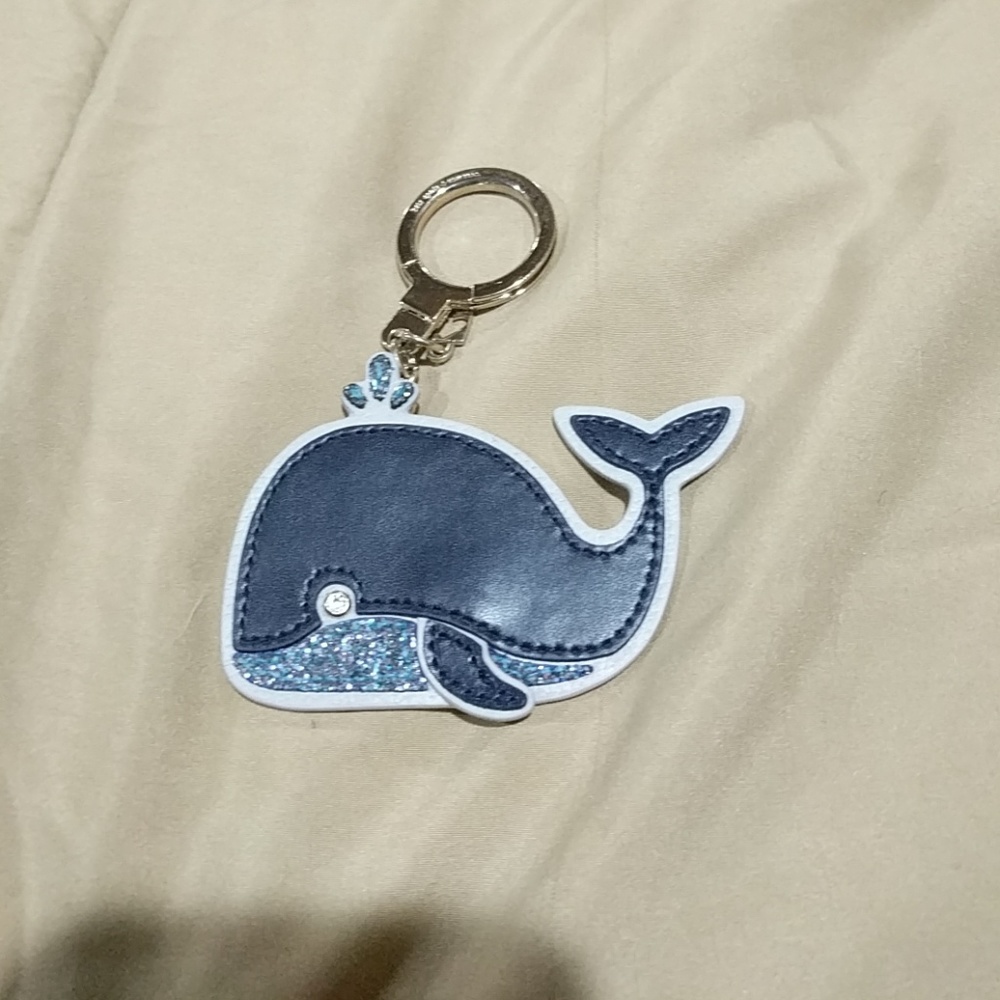 Kate Spade Whale keychain